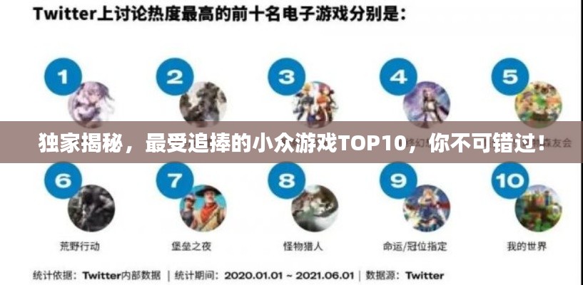 独家揭秘，最受追捧的小众游戏TOP10，你不可错过！