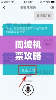 同城机票攻略，轻松出行，无忧畅游！