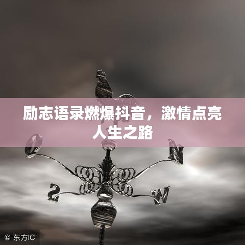 励志语录燃爆抖音，激情点亮人生之路