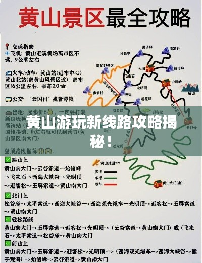 黄山游玩新线路攻略揭秘！