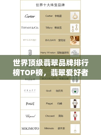 世界顶级翡翠品牌排行榜TOP榜，翡翠爱好者必看！