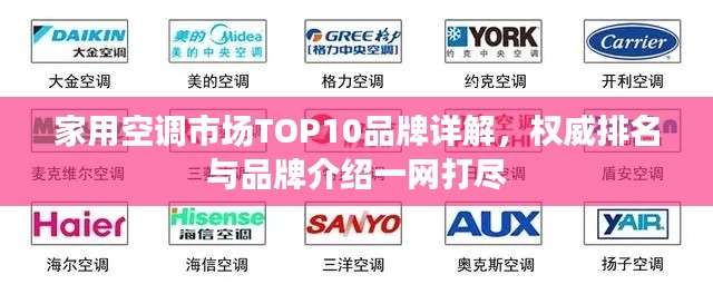 家用空调市场TOP10品牌详解，权威排名与品牌介绍一网打尽