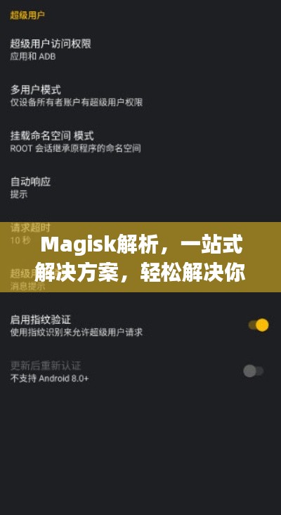 Magisk解析，一站式解决方案，轻松解决你的需求！