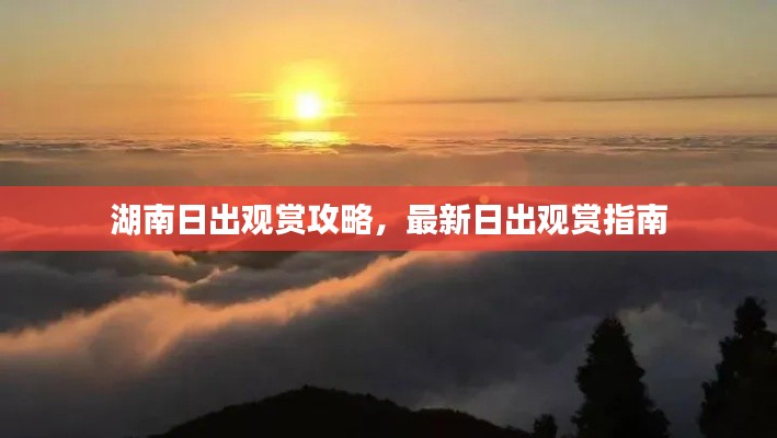 湖南日出观赏攻略，最新日出观赏指南
