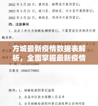 方城最新疫情数据表解析，全面掌握最新疫情信息