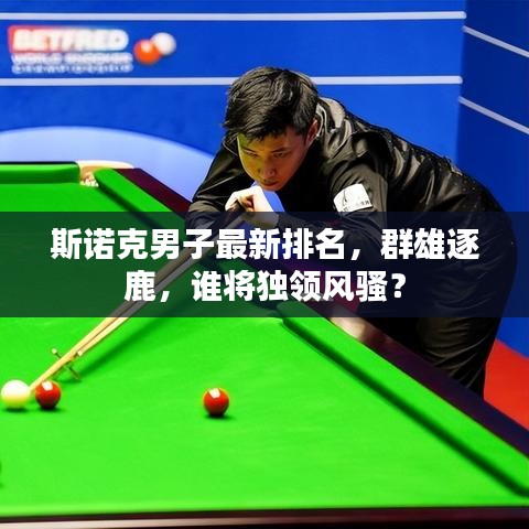 斯诺克男子最新排名，群雄逐鹿，谁将独领风骚？
