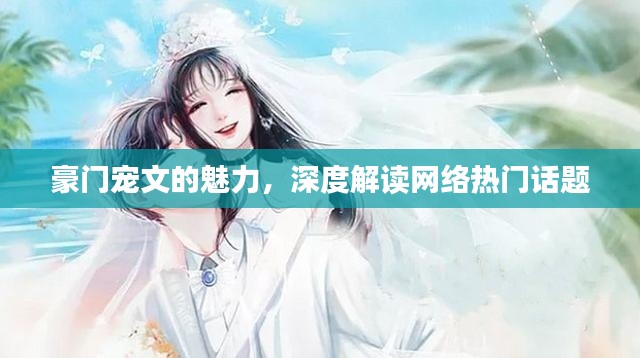 豪门宠文的魅力，深度解读网络热门话题