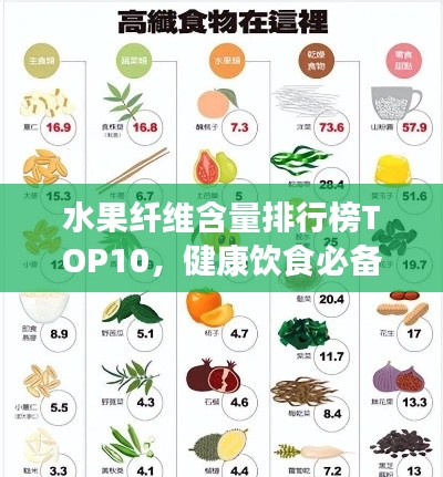 水果纤维含量排行榜TOP10，健康饮食必备水果推荐