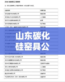 山东碳化硅窑具公司排名揭晓，行业领军者榜单