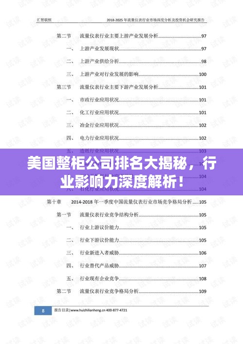 美国整柜公司排名大揭秘，行业影响力深度解析！