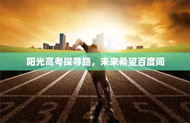 阳光高考探寻路，未来希望百度间