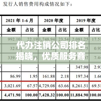 代办注销公司排名揭晓，优质服务商一览无余！