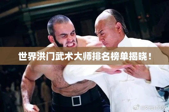 世界洪门武术大师排名榜单揭晓！