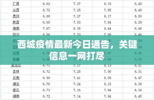 西城疫情最新今日通告，关键信息一网打尽